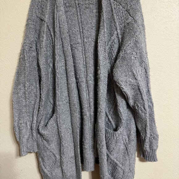 Time and Tru, Gray oversized sweater, Size XL - Picture 7 of 8